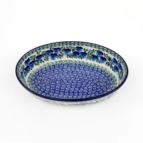 Półmisek owalny 299 24/18,5cm <br> 2273X Kobaltowe bratki
